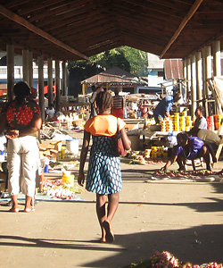 Women at market, Limbe, Haiti